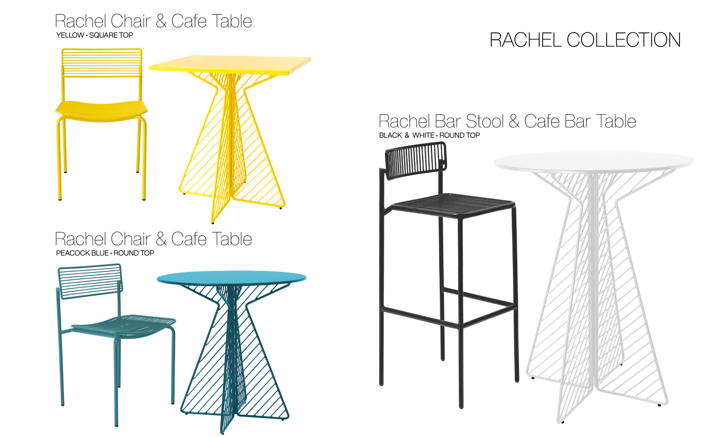 Rachel Collection, Patio Set